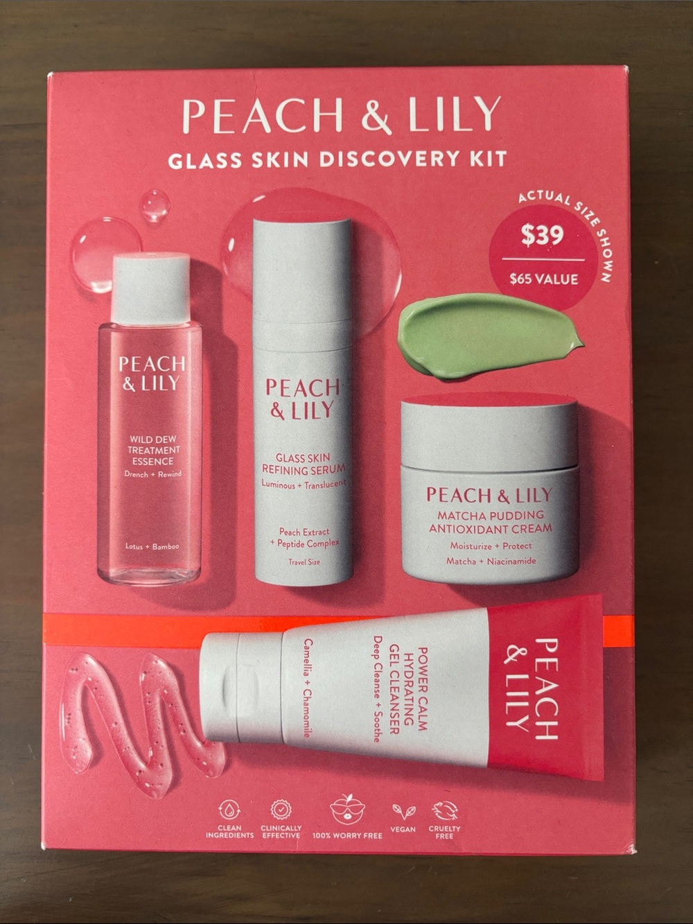 *BRAND NEW IN SEALED BOX* Peach & Lily Glass Skin Discovery Set